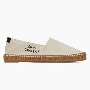 Saint Laurent signature canvas espadrilles